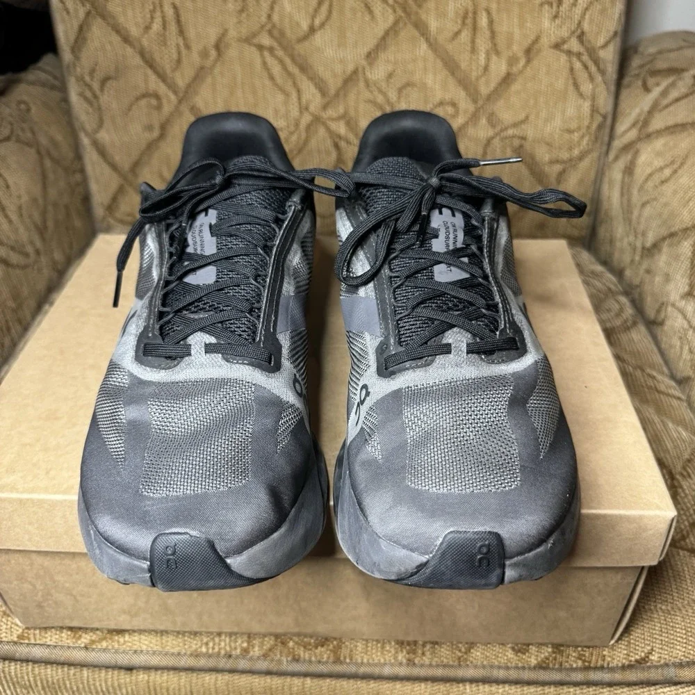 On Cloud Cloudsurfer‎ Next Black Grey Men's Size 12 Running Shoes Sneakers